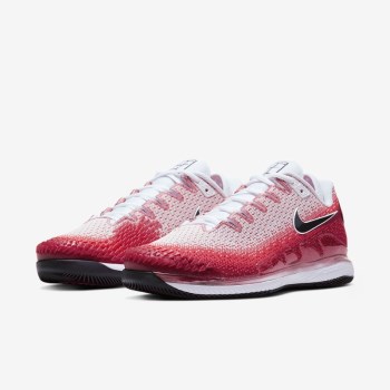 Nike Court Air Zoom Vapor X Knit - Férfi Teniszcipő - Piros/Piros/Fehér